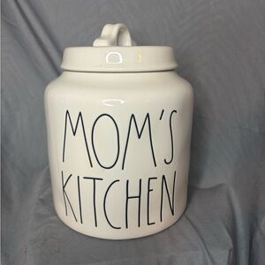 Rae Dunn Cream 'Mom's Kitchen' Ceramic Canister